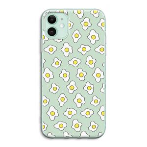 CaseCompany Spiegeleitjes: iPhone 11 Transparant Hoesje