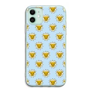 CaseCompany Leeuwenkoppen: iPhone 11 Transparant Hoesje