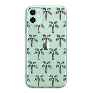 CaseCompany Paradise: iPhone 11 Transparant Hoesje