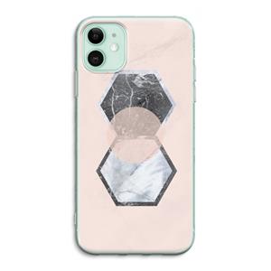 CaseCompany Creatieve toets: iPhone 11 Transparant Hoesje
