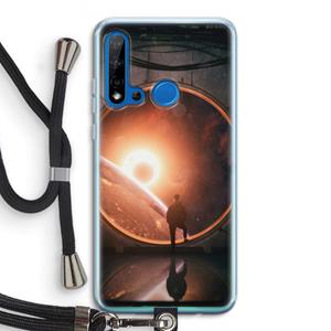 CaseCompany Ephemeral: Huawei P20 Lite (2019) Transparant Hoesje met koord