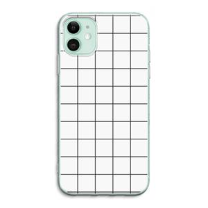 CaseCompany Rooster: iPhone 11 Transparant Hoesje