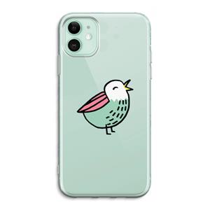 CaseCompany Birdy: iPhone 11 Transparant Hoesje