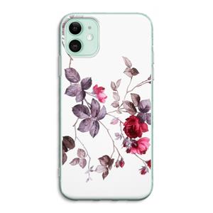 CaseCompany Mooie bloemen: iPhone 11 Transparant Hoesje