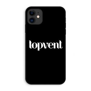 CaseCompany Topvent Zwart: iPhone 11 Tough Case