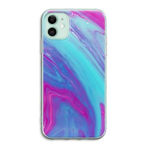 CaseCompany Zweverige regenboog: iPhone 11 Transparant Hoesje