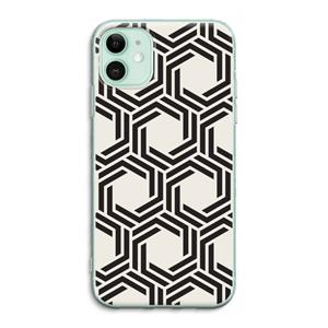 CaseCompany Geometrisch patroon: iPhone 11 Transparant Hoesje