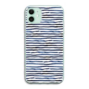 CaseCompany Verrassende lijnen: iPhone 11 Transparant Hoesje
