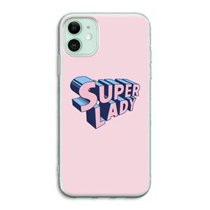 CaseCompany Superlady: iPhone 11 Transparant Hoesje