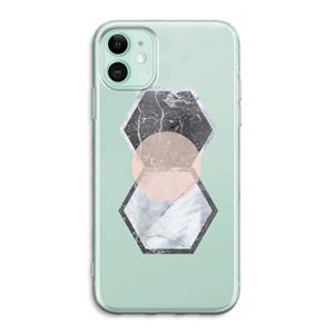CaseCompany Creatieve toets: iPhone 11 Transparant Hoesje