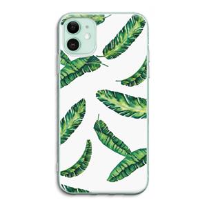 CaseCompany Lange bladeren: iPhone 11 Transparant Hoesje