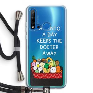CaseCompany Bento a day: Huawei P20 Lite (2019) Transparant Hoesje met koord