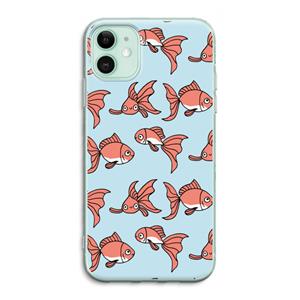 CaseCompany Blub: iPhone 11 Transparant Hoesje