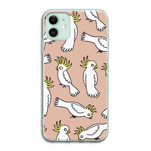CaseCompany Papegaai: iPhone 11 Transparant Hoesje