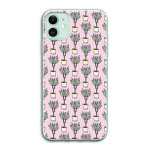 CaseCompany Boompje: iPhone 11 Transparant Hoesje