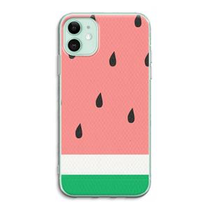 CaseCompany Watermeloen: iPhone 11 Transparant Hoesje