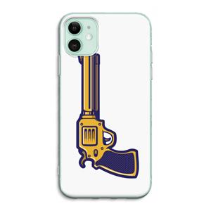 CaseCompany Pew Pew Pew: iPhone 11 Transparant Hoesje