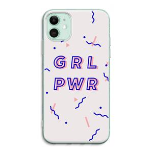 CaseCompany GRL PWR: iPhone 11 Transparant Hoesje