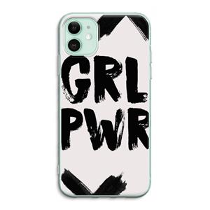 CaseCompany Girl Power #2: iPhone 11 Transparant Hoesje