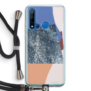 CaseCompany Billy: Huawei P20 Lite (2019) Transparant Hoesje met koord