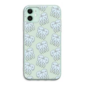 CaseCompany Octopussen: iPhone 11 Transparant Hoesje