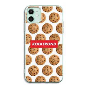 CaseCompany Koekerond: iPhone 11 Transparant Hoesje