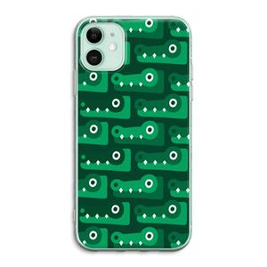 CaseCompany Crocs: iPhone 11 Transparant Hoesje