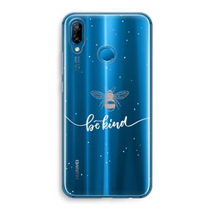CaseCompany Be(e) kind: Huawei P20 Lite Transparant Hoesje
