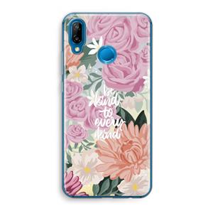 CaseCompany Kindness matters: Huawei P20 Lite Transparant Hoesje