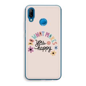 CaseCompany Happy days: Huawei P20 Lite Transparant Hoesje