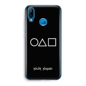 CaseCompany Squid Game: Huawei P20 Lite Transparant Hoesje