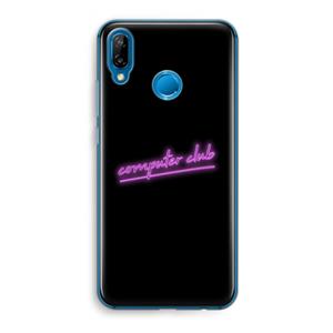 CaseCompany Vice Black: Huawei P20 Lite Transparant Hoesje