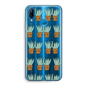CaseCompany Sansevieria: Huawei P20 Lite Transparant Hoesje