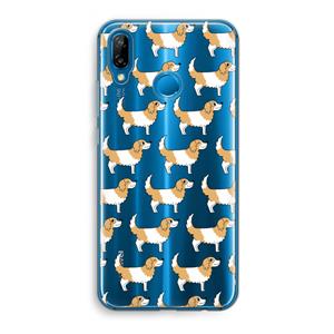 CaseCompany Doggy: Huawei P20 Lite Transparant Hoesje
