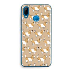 CaseCompany Doggy: Huawei P20 Lite Transparant Hoesje