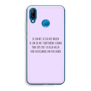 CaseCompany Regenboog: Huawei P20 Lite Transparant Hoesje