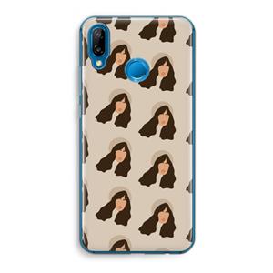 CaseCompany Bonjour mon amour: Huawei P20 Lite Transparant Hoesje