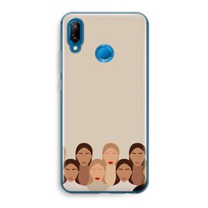 CaseCompany Girls girls girls: Huawei P20 Lite Transparant Hoesje