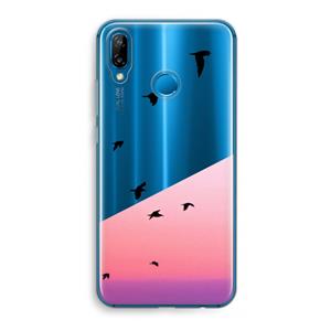 CaseCompany Fly away: Huawei P20 Lite Transparant Hoesje