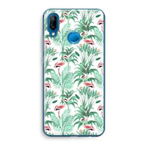 CaseCompany Flamingo bladeren: Huawei P20 Lite Transparant Hoesje