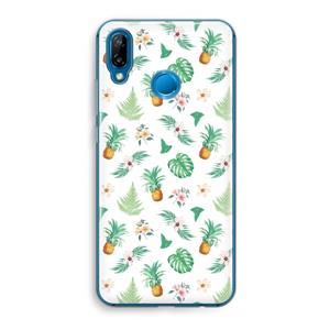 CaseCompany Ananas bladeren: Huawei P20 Lite Transparant Hoesje
