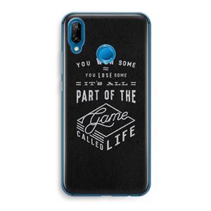 CaseCompany Life: Huawei P20 Lite Transparant Hoesje