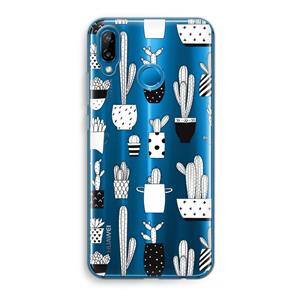 CaseCompany Cactusmotief: Huawei P20 Lite Transparant Hoesje