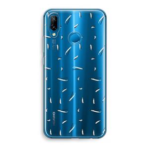 CaseCompany Hipster stripes: Huawei P20 Lite Transparant Hoesje