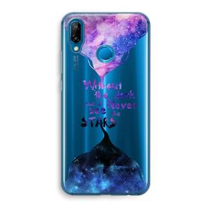 CaseCompany Stars quote: Huawei P20 Lite Transparant Hoesje