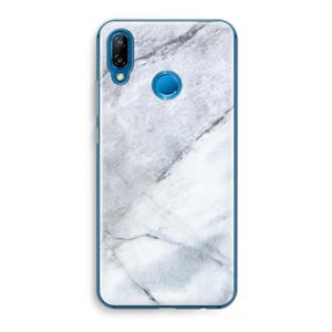 CaseCompany Witte marmer: Huawei P20 Lite Transparant Hoesje