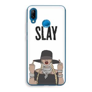 CaseCompany Slay All Day: Huawei P20 Lite Transparant Hoesje