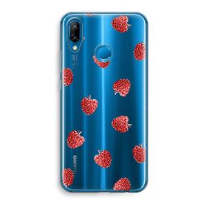 CaseCompany Framboosjes: Huawei P20 Lite Transparant Hoesje