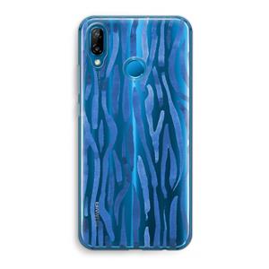 CaseCompany Blauwe nerven: Huawei P20 Lite Transparant Hoesje