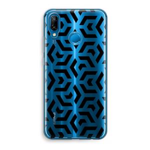 CaseCompany Crazy pattern: Huawei P20 Lite Transparant Hoesje